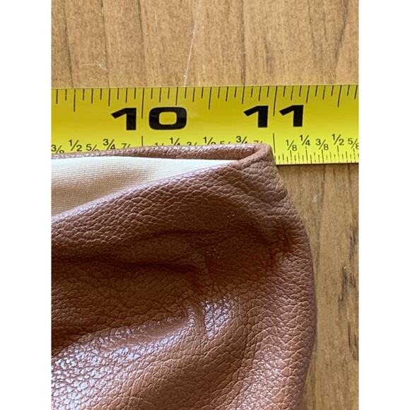 Commando Faux Leather Leggings High Rise Skinny Cocoa Brown Womens S 115807 - Picture 7 of 10